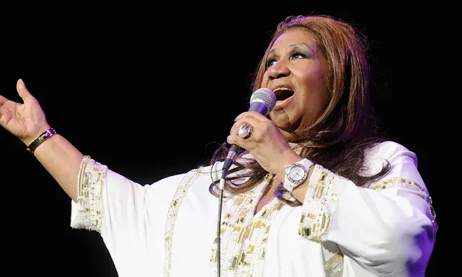 Aretha Franklin performs at Radio City Music Hall on February 17, 2012 in New York City.