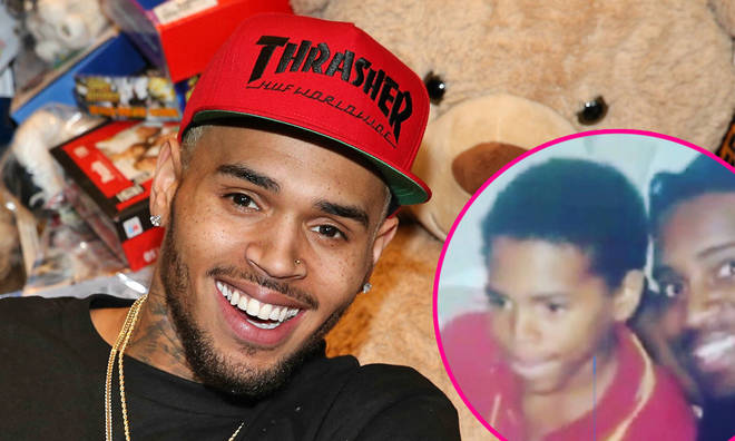 Chris Brown shares rare throwback photo with father, Clinton Brown