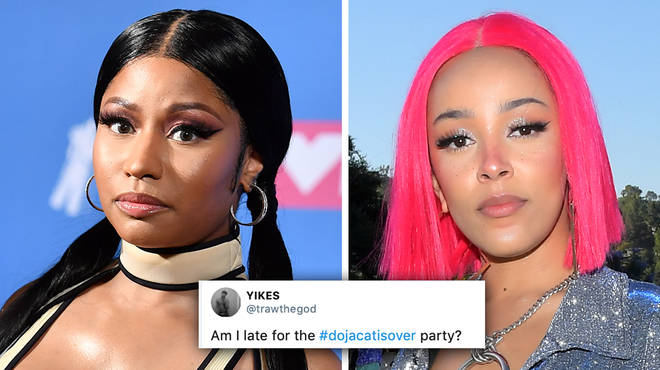Nicki Minaj fans have attempted to cancel Doja Cat on Twitter