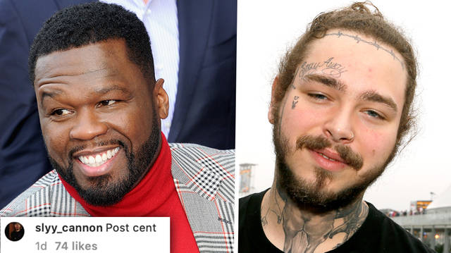 50 Cent turns into Post Malone with hilarious meme