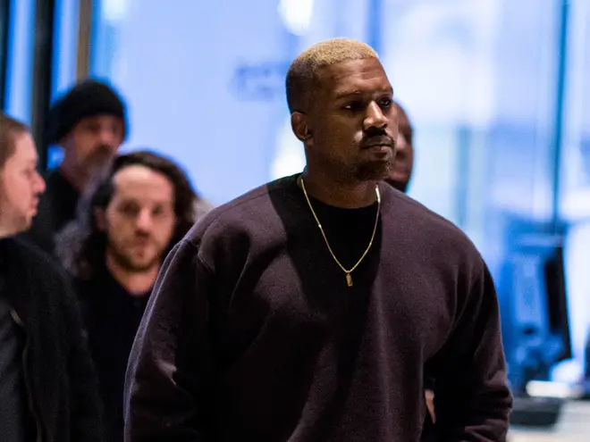 Kanye West in Manhatten, New York on December 13, 2016.