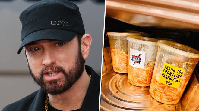 Eminem gives healthcare workers 'Mom's Spaghetti'