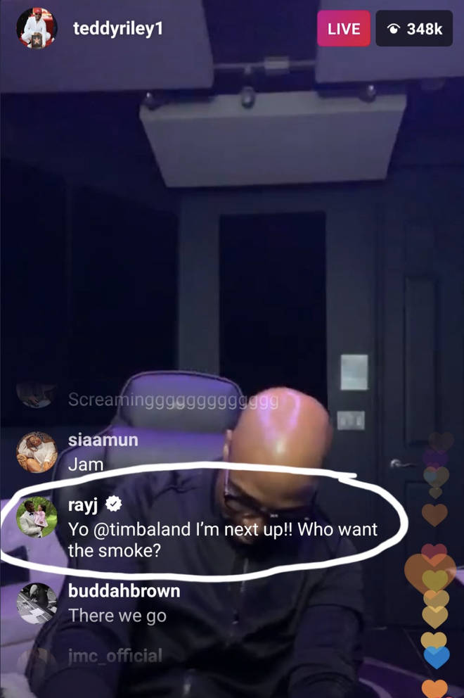 Ray-J claims he wants in on an IG Live battle