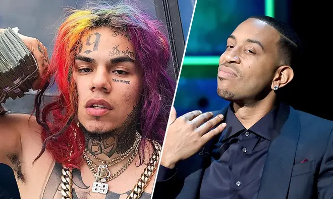 Tekashi 6ix9ine on Instagram/udacris attends The Comedy Central Roast of Justin Bieber at Sony Pictures Studios on March 14, 2015 in Los Angeles, California