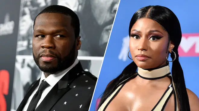 50 Cent attends the premiere of STX Films' 'Den of Thieves'/Nicki Minaj attends the 2018 MTV Video Music Awards.