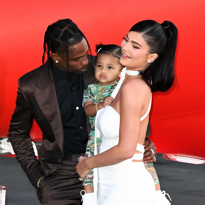 Travis shares two-year-old daughter Stormi with ex-girlfriend Kylie Jenner, pictured here in August 2019.