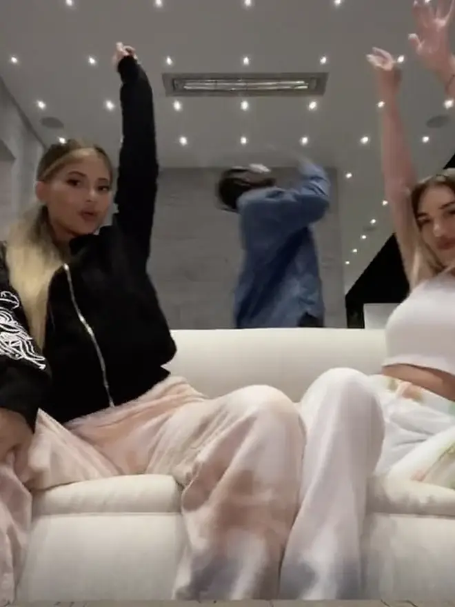 Travis Scott spotted in the back of Kylie Jenner's TikTok