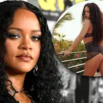 Rihanna shows off her figure in new lingerie photos