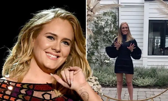 Adele shows off her incredible body transformation on Instagram.