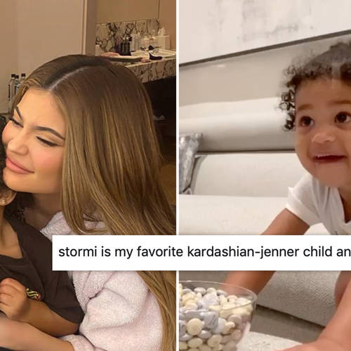 Kylie Jenner tests her daughter Stormi's patience in new candy challenge video.