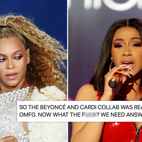 Beyonce and Cardi have a song together, but it was leaked in 2017.