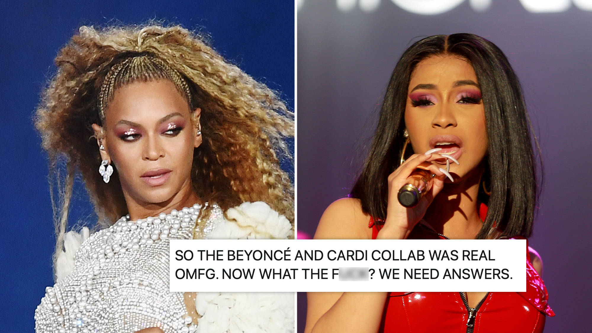 Beyonce And Cardi B Have Recorded A Secret Collaboration Together