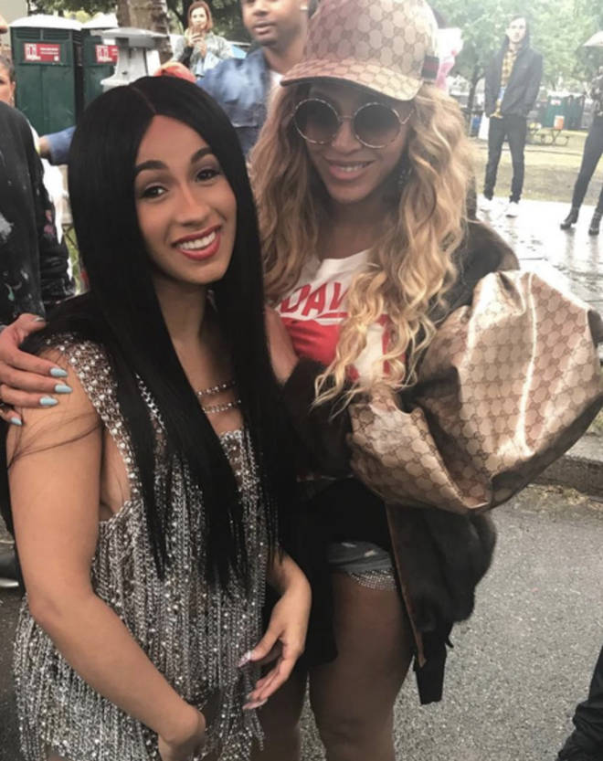 Cardi and Beyonce first met at JAY-Z's 'Made In America' festival in August 2017.