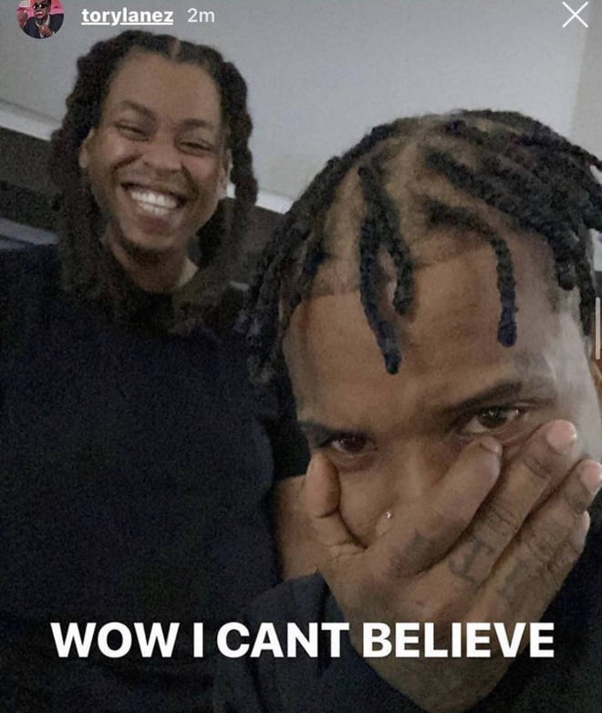 Tory posts a photo of his new braids hairstyle