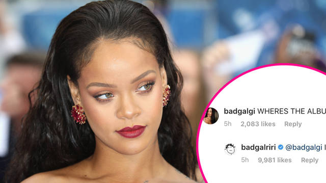 Rihanna trolls fans and claims new album is "lost"