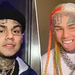 Tekashi 6ix9ine debut his new colourful hairstyle on Instagram