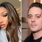 Megan Thee Stallion appeared to dodge G-Eazy's kiss in the clip.
