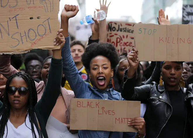 Black Lives Matter protests are taking place in the UK