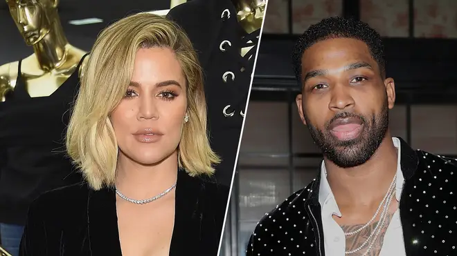 Khloe Kardashian celebrates the launch of Good American/Tristan Thompson attends Viewing Party presented by Remy Martin.