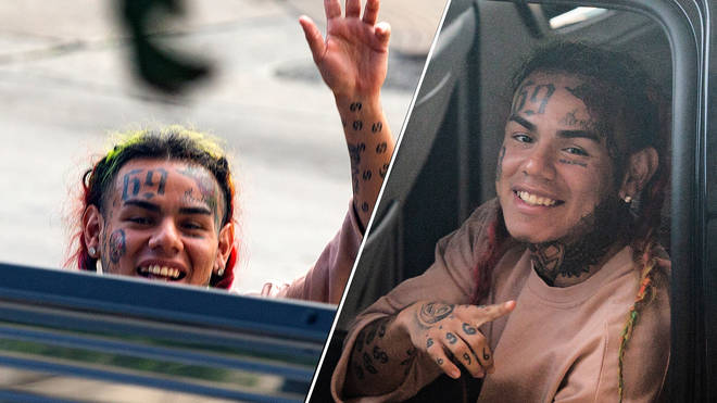 Tekashi 69 leaves after his arraignment on assault charges in County Criminal Court #1 at the Harris County Courthouse on August 22, 2018 in Houston, Texas.