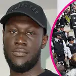 Stormzy spotted at Black Lives Matter London protest