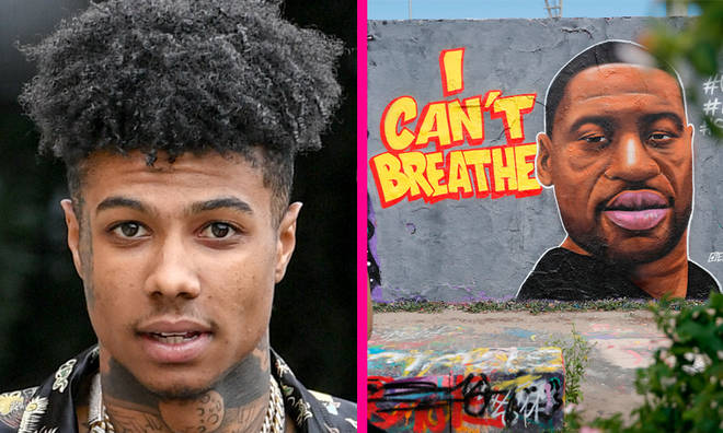 Blueface requests "George Floyd discount" at shop