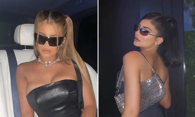 Kylie was spotted partying until 1am at Los Angeles nightclub Bootsy Bellows.