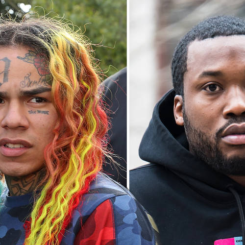 Tekashi 6ix9ine took aim at Meek Mill for associating with "snitches" after dragging him.