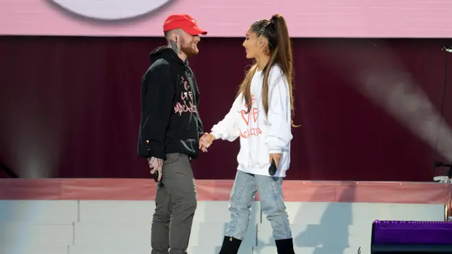 Ariana Grande and Mac Miller