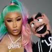Nicki Minaj appearing in her 'Barbie Dreams' music video.