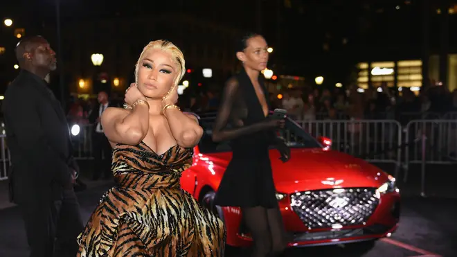 Nicki Minaj attends as Harper's BAZAAR Celebrates 'ICONS By Carine Roitfeld' at the Plaza Hotel on September 7, 2018 in New York City.