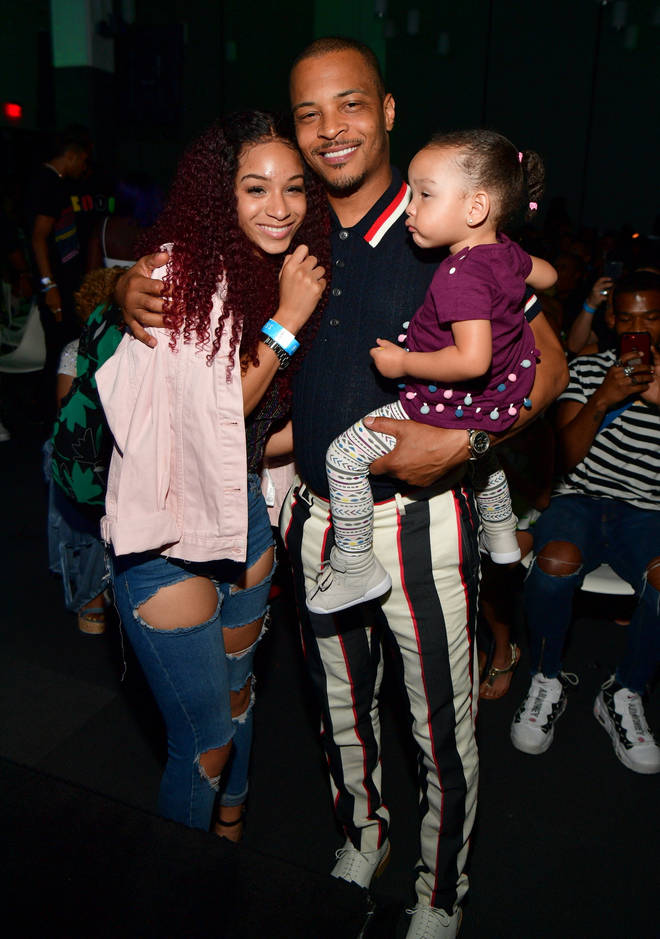 T.I apologises to daughter Deyjah Harris (pictured left)
