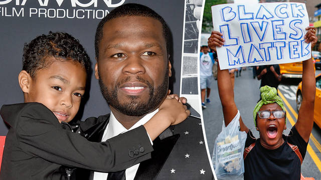 50 Cent reveals how he explains the Black Lives Matter protests to his young son Sire