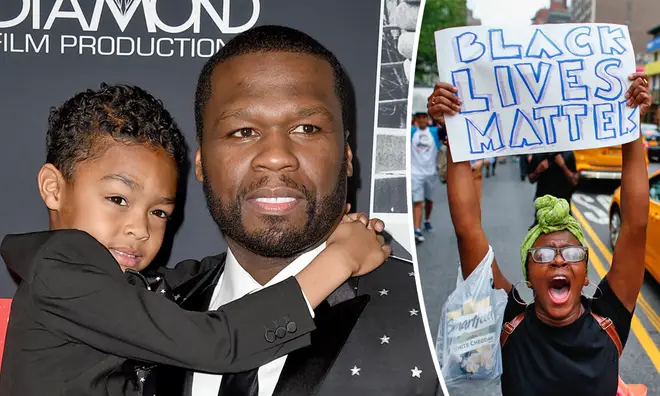 50 Cent reveals how he explains the Black Lives Matter protests to his young son Sire