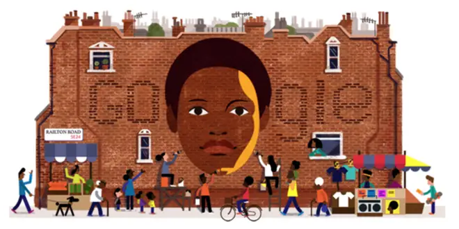 Google Doodle celebrate Olive Morris today on what would have been her 68th birthday