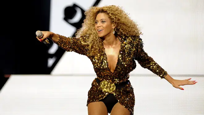 Beyonce performed a headline set at Glastonbury in 2011