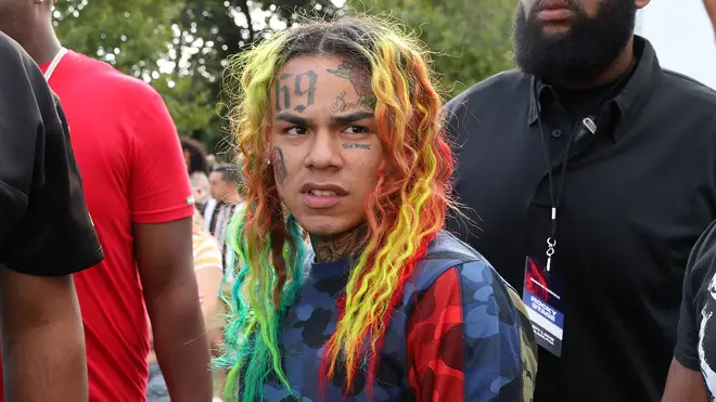 Tekashi 6ix9ine has claimed ahe looks like Chris Brown