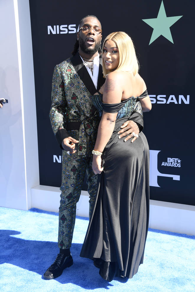 Burna Boy sparked Stefflon Don engagement rumours at the BET Awards 2020