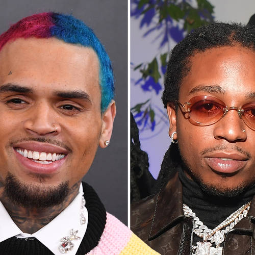Chris Brown playfully roasted his friend Jacquees on a video of him singing.