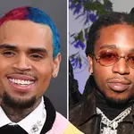Chris Brown playfully roasted his friend Jacquees on a video of him singing.