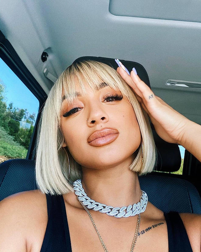 DaniLeigh (pictured) has been linked to DaBaby after the music video for their collaboration 'Levi High' dropped.
