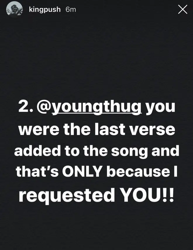 Pusha T responds to Young Thug after being called out on Instagram