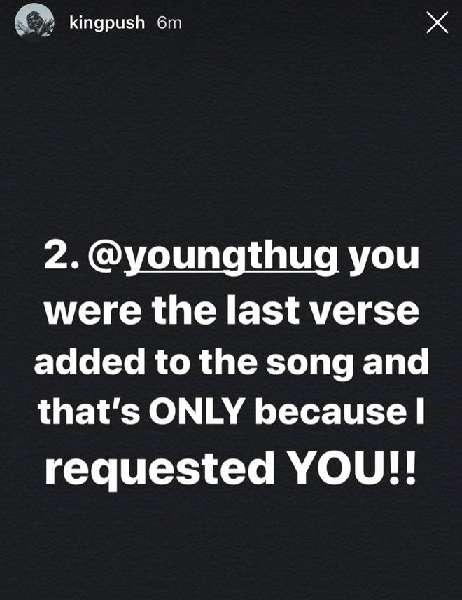 Pusha T responds to Young Thug after being called out on Instagram
