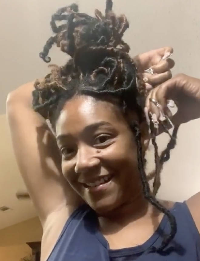 Tiffany Haddish documented the process of cutting her locs and shaving her head on Instagram Live.