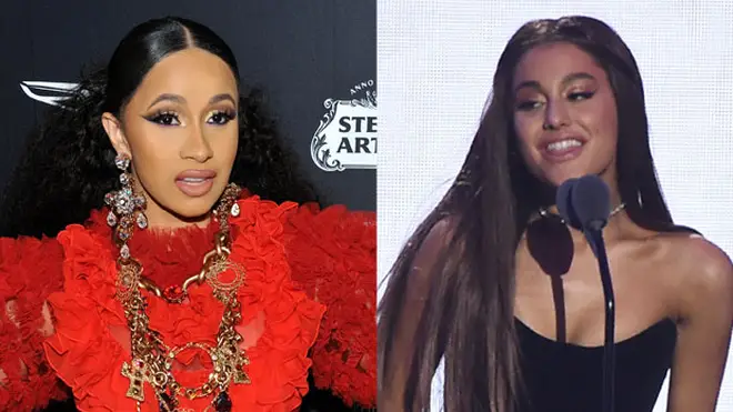 Cardi B and Ariana Grande