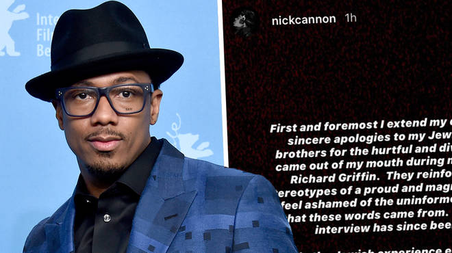 Nick Cannon issues apology over “anti-semitic” comments on Instagram