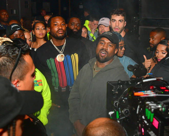 Kanye West claimed he had tried to divorce Kim Kardashian after she met with Meek Mill