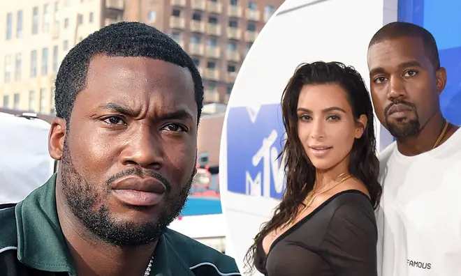 Meek Mill reacts to Kanye West's claims about Kim Kardashian