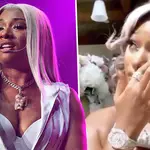 Megan Thee Stallion opens up about shooting in tearful IG Live