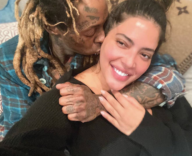 Denise Bidot shares a photo with boyfriend Lil Wayne on Instagram.
